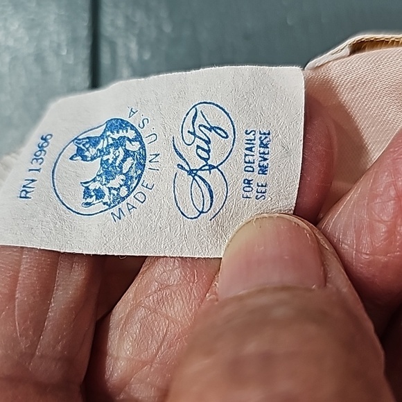 Katz vintage women's 2 pcs set night‎ wear. Light peach. Size medium. - Picture 14 of 16